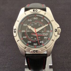 VTG Red Racing Series Marlboro Promotional Advertising 39mm Watch Japan Works